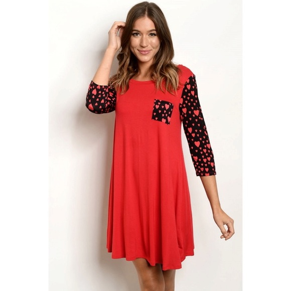 Valentines Red Heart Dress - Picture 2 of 4
